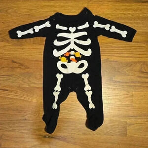 Carter's Skeleton Halloween Sleeper 3M